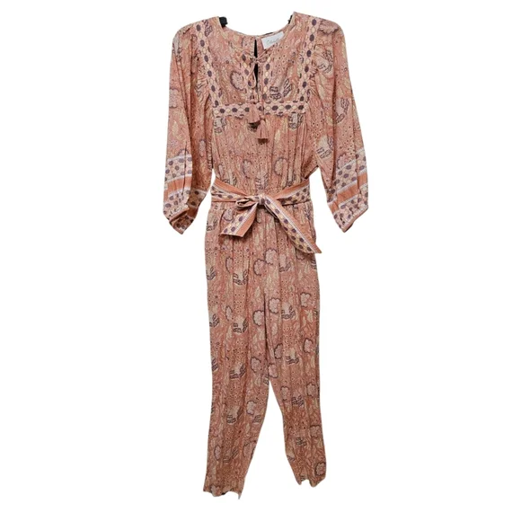 Cleobella Magdalena Bohemian Jumpsuit--Size Large - Picture 9 of 13